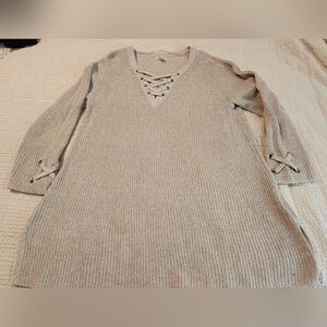 Style & Co Women's Knit Fisherman's Sweater Tunic Dress XXL Cabincorp